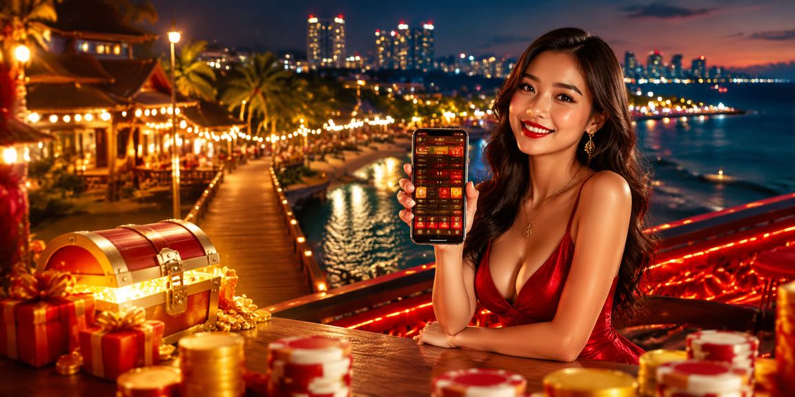 Truy cập cá cược thể thao qua thiết bị di động tại Phú Quốc với bãi biển phía sau